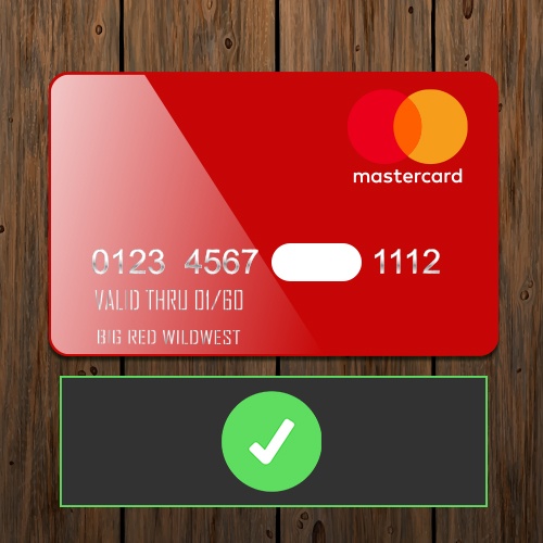 Credit Card Accepted 